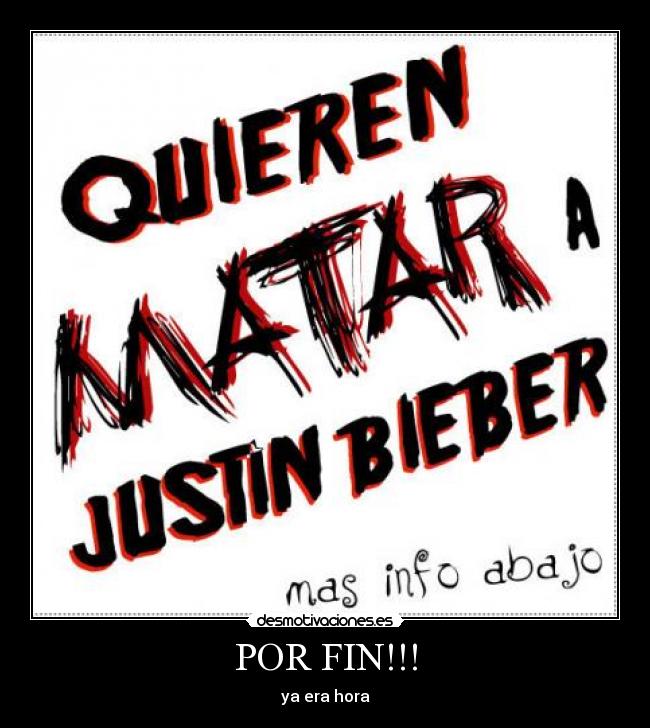 POR FIN!!! - ya era hora