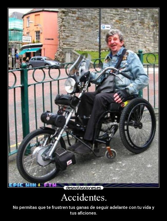 carteles accidentes aficiones vida desmotivaciones