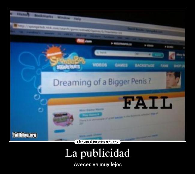 La publicidad - Aveces va muy lejos