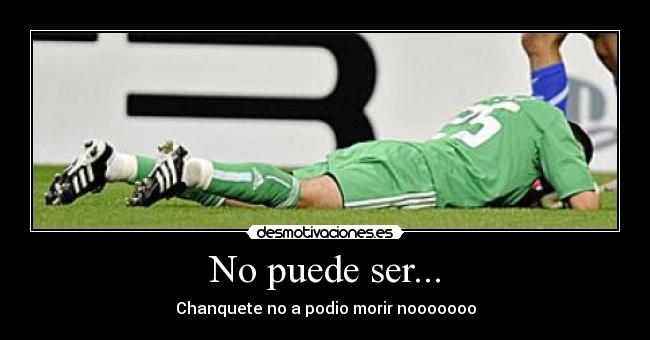 No puede ser... -