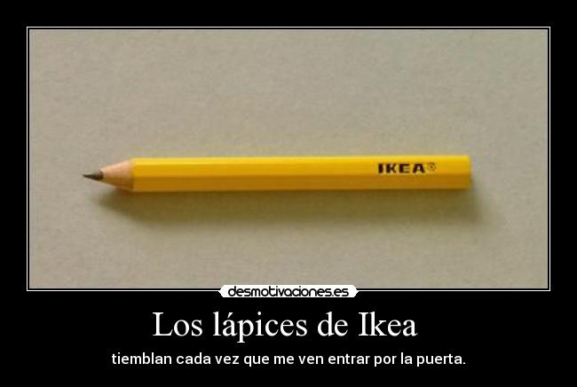 Los lápices de Ikea -