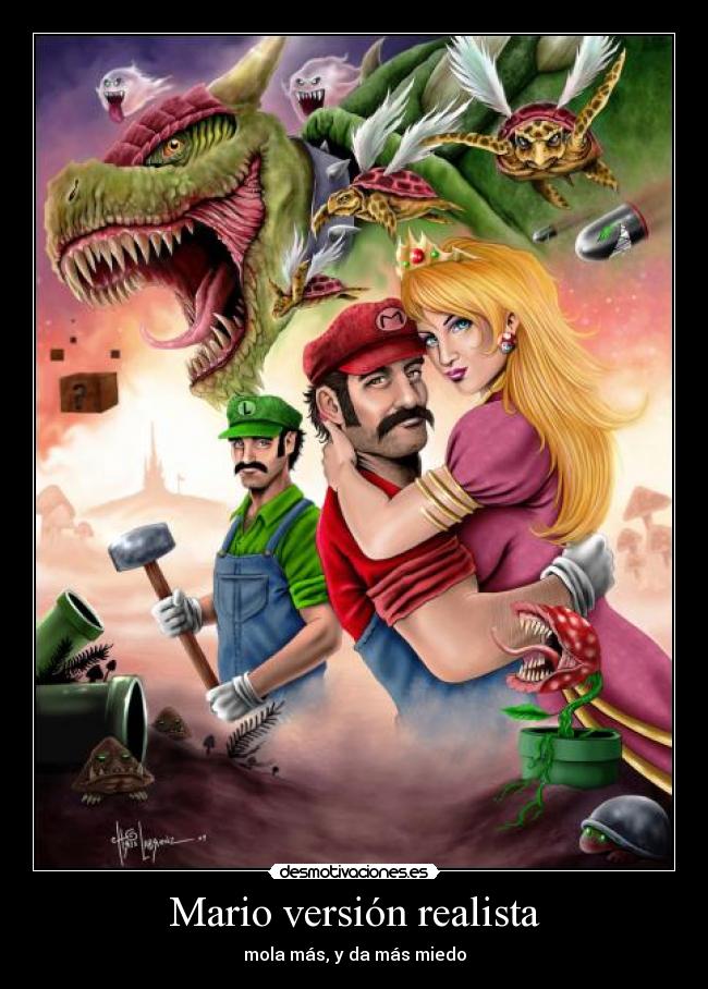 Mario versión realista - mola más, y da más miedo