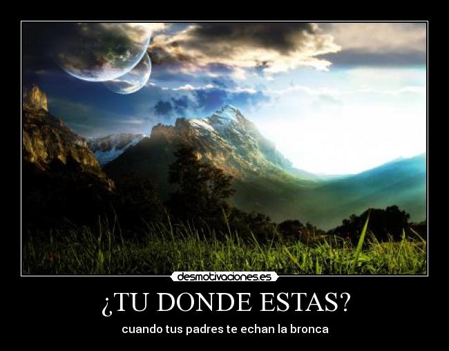 ¿TU DONDE ESTAS? - 