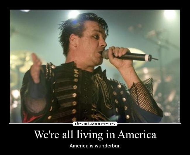 Were all living in America - 