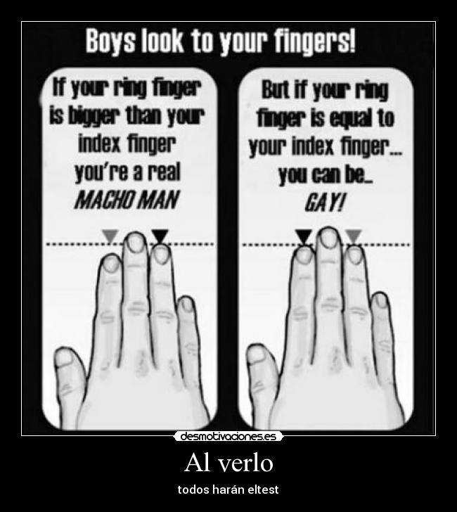 Al verlo - todos harán eltest