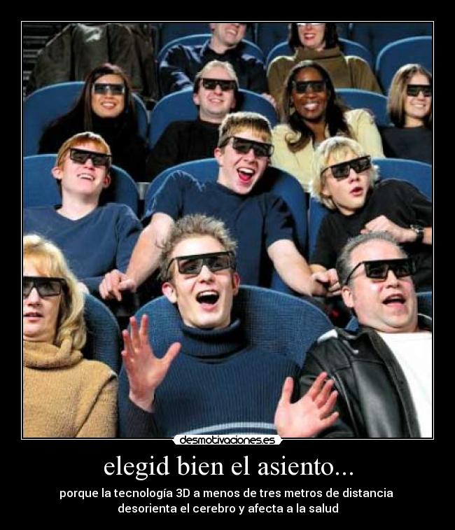 elegid bien el asiento... -