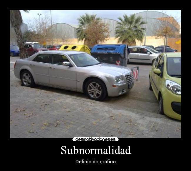 Subnormalidad - Definición gráfica