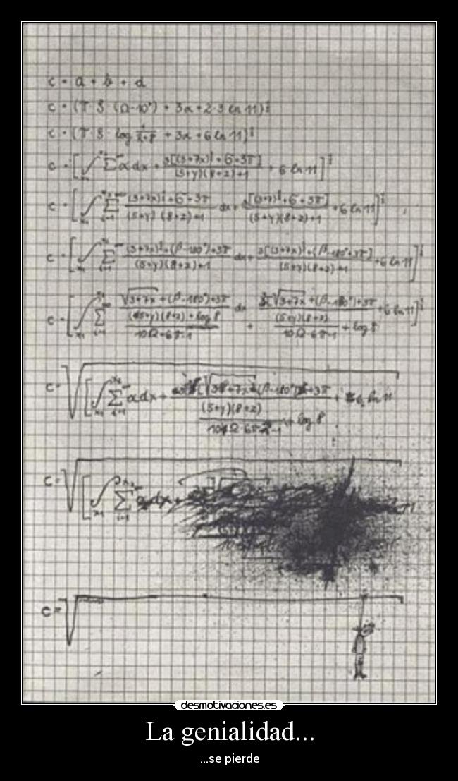 carteles genialidad cola desmotivaciones