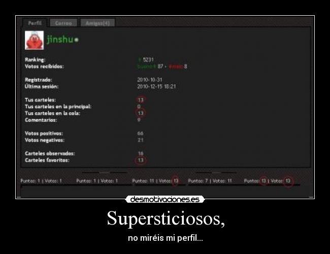 Supersticiosos, - 