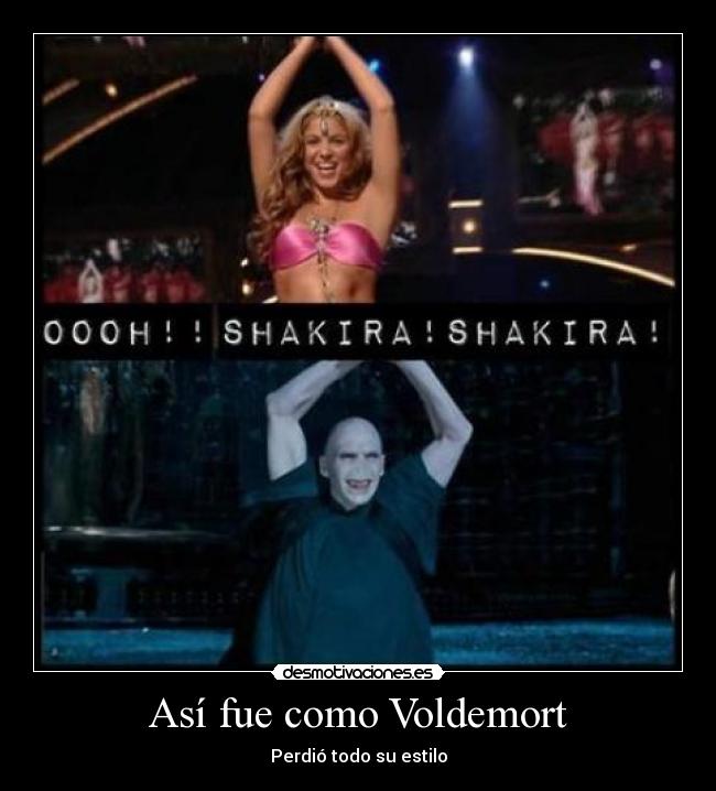 Así fue como Voldemort -