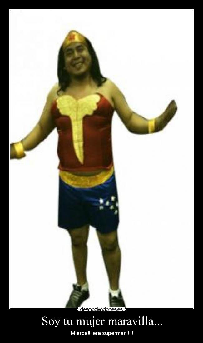 carteles mujer maravilla desmotivaciones