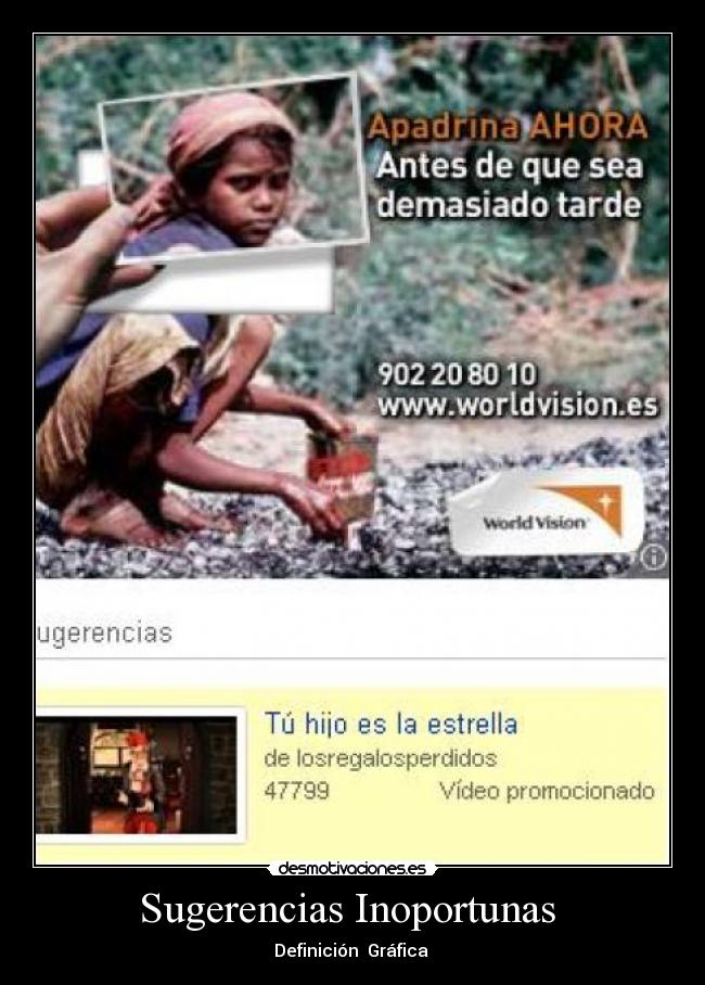 Sugerencias Inoportunas  - Definición  Gráfica 