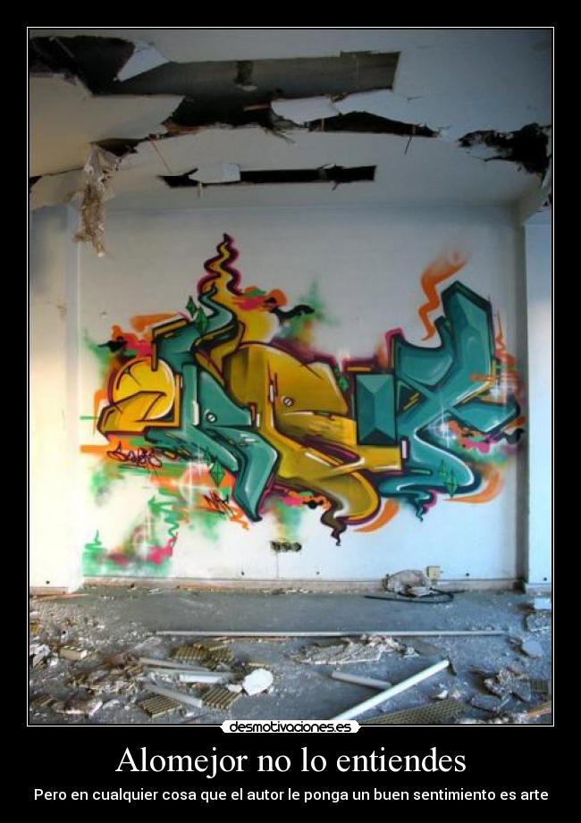 carteles arte grafitti rap hip hop lucha desmotivaciones