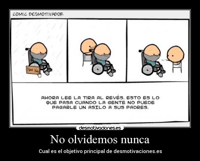 No olvidemos nunca -