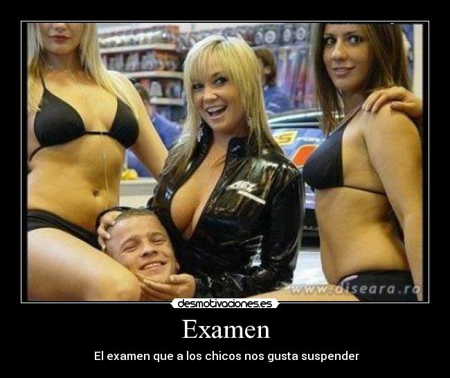 Examen - El examen que a los chicos nos gusta suspender