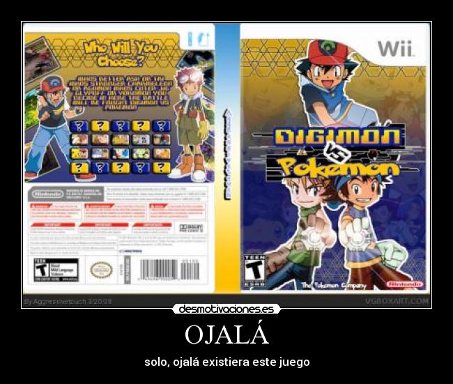 OJALÁ - solo, ojalá existiera este juego