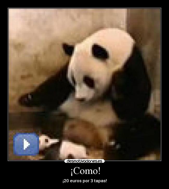 ¡Como! - ¡20 euros por 3 tapas!