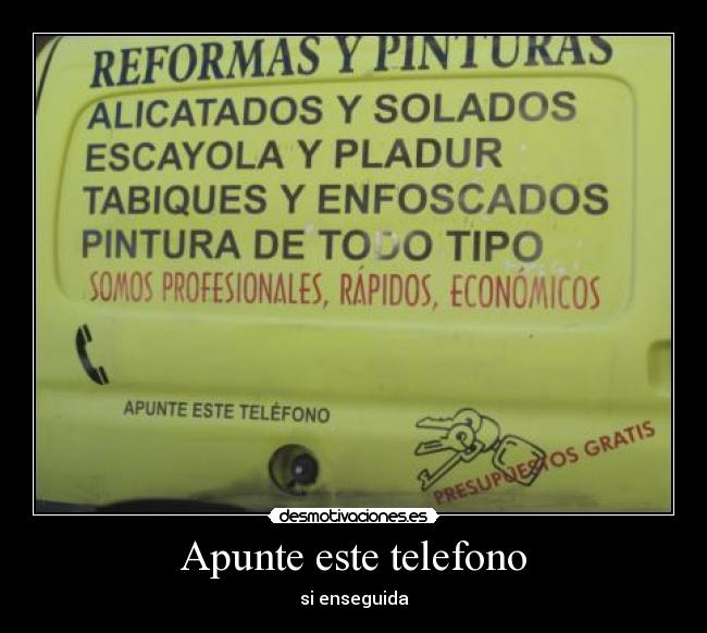 Apunte este telefono - 