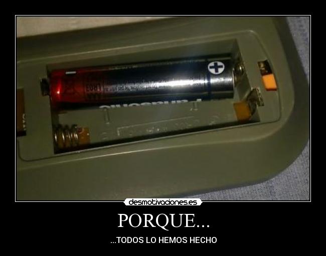 PORQUE... - ...TODOS LO HEMOS HECHO