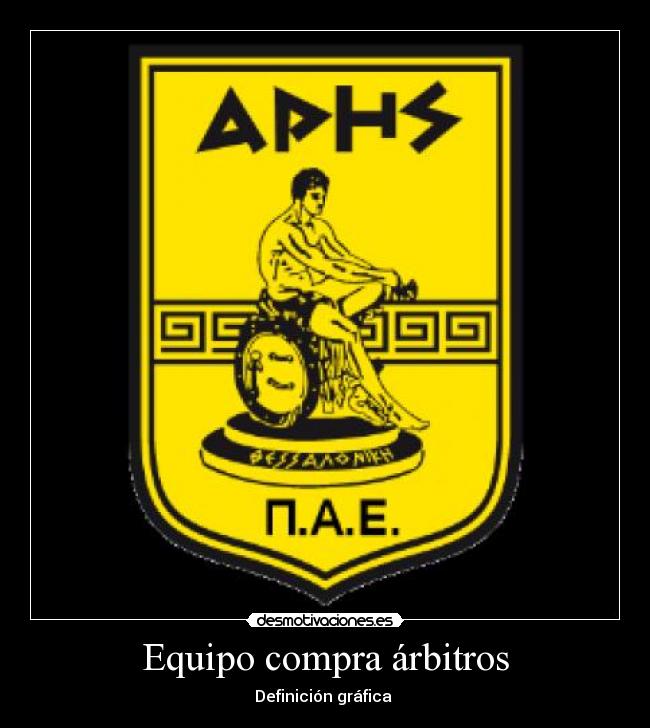 Equipo compra árbitros - Definición gráfica