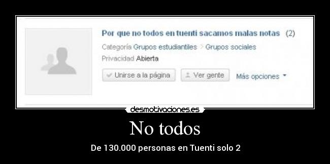 No todos - De 130.000 personas en Tuenti solo 2