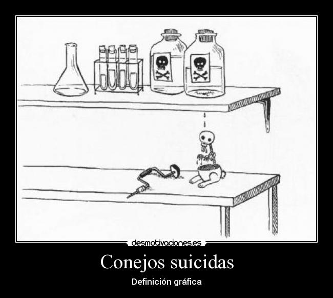 Conejos suicidas - Definición gráfica