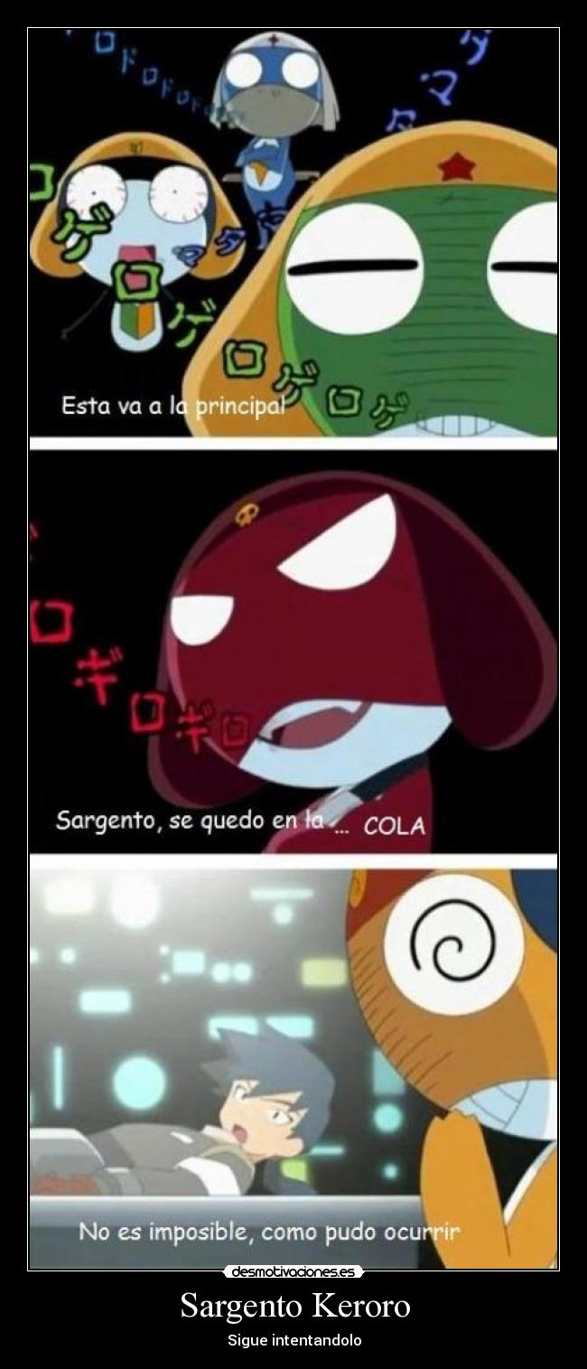 Sargento Keroro - Sigue intentandolo