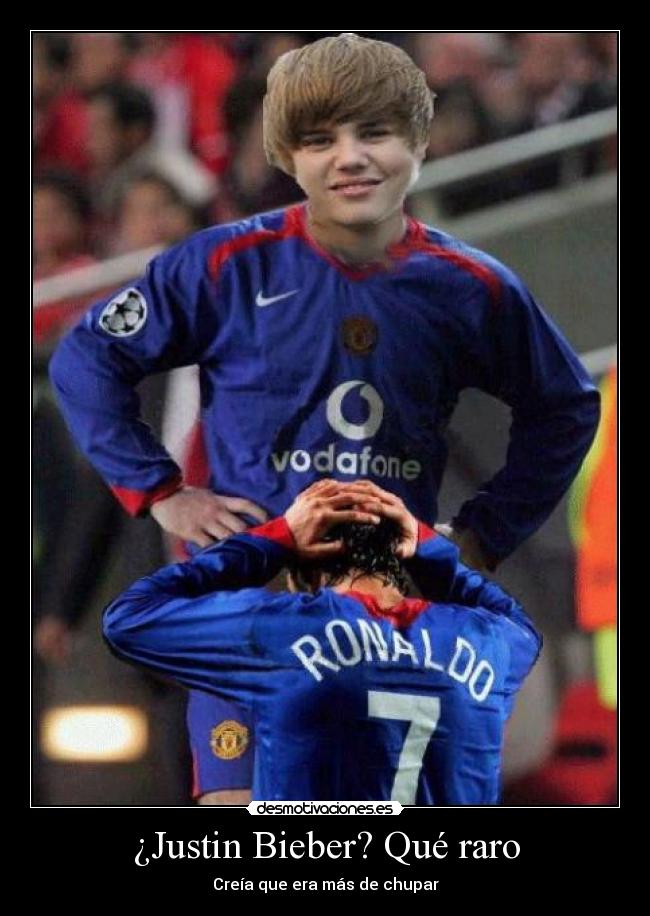 ¿Justin Bieber? Qué raro -