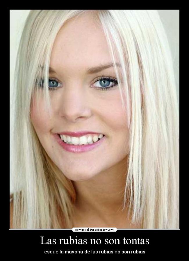 Las rubias no son tontas -
