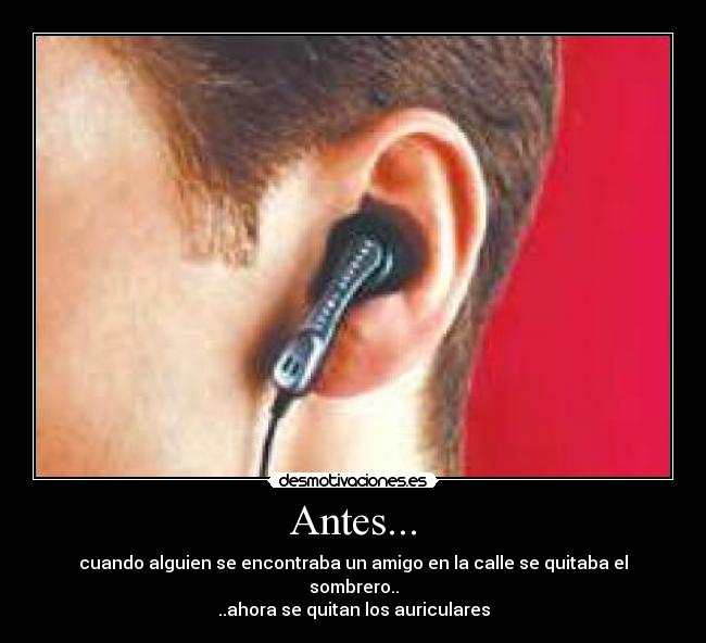 Antes... -