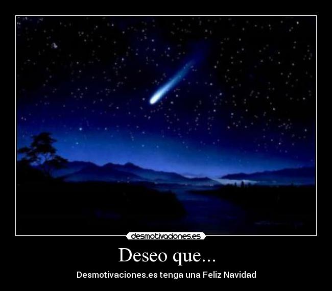 Deseo que... - Desmotivaciones.es tenga una Feliz Navidad