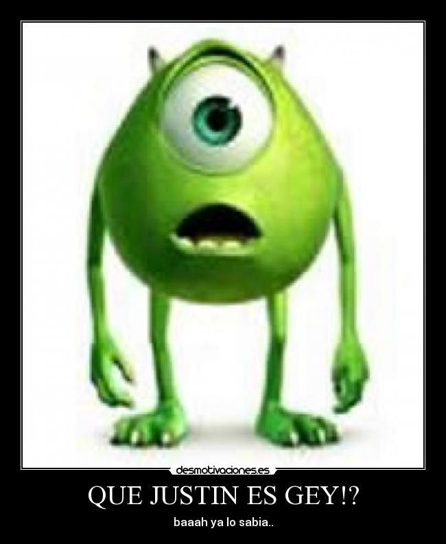 QUE JUSTIN ES GEY!? -