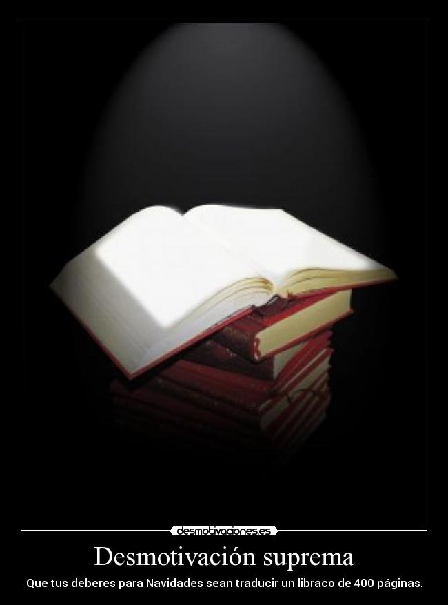 Desmotivación suprema - 