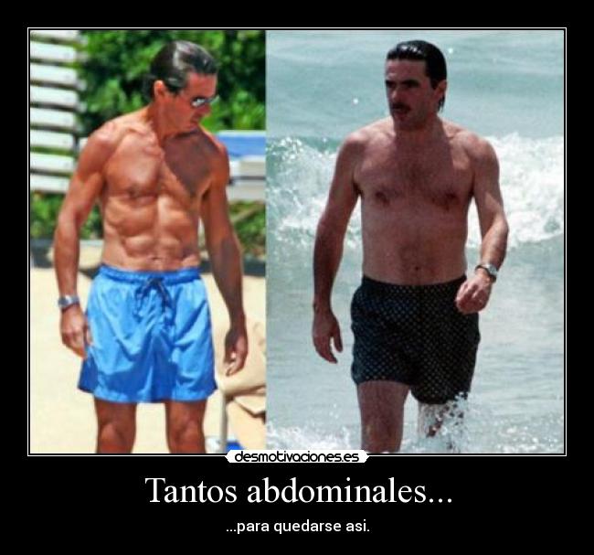 Tantos abdominales... - 