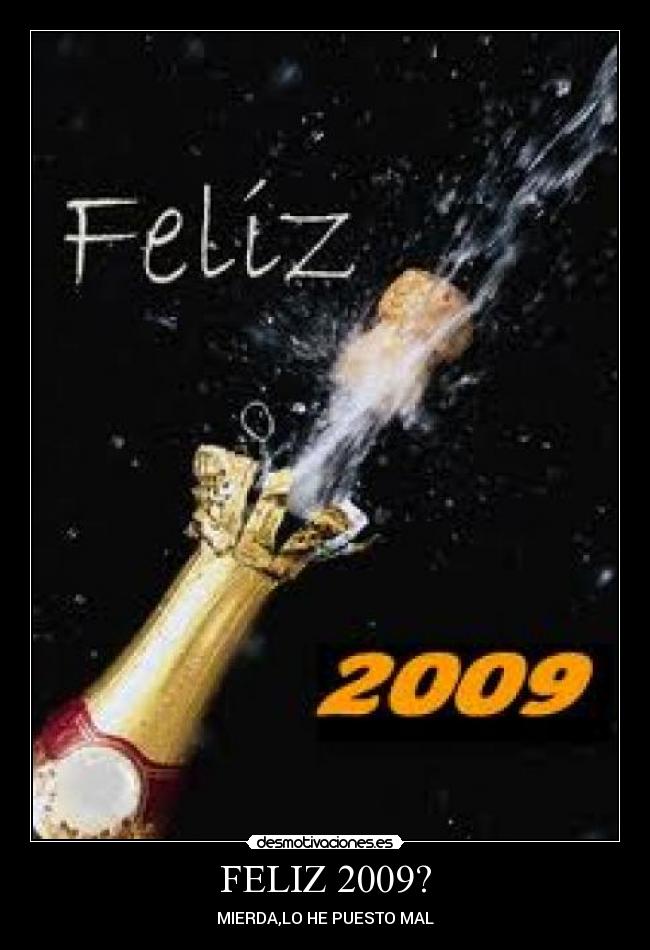FELIZ 2009? -