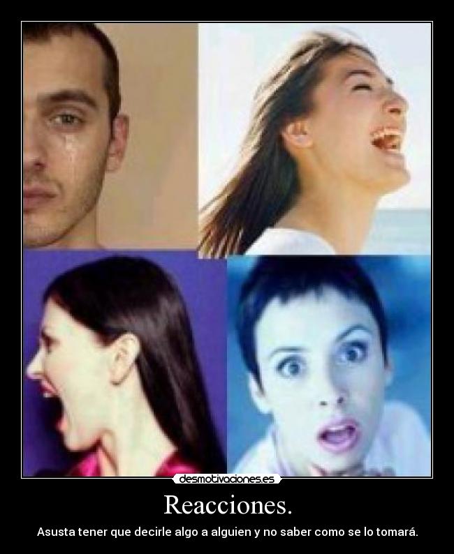 Reacciones. -