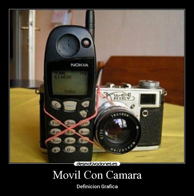 Movil Con Camara - Definicion Grafica