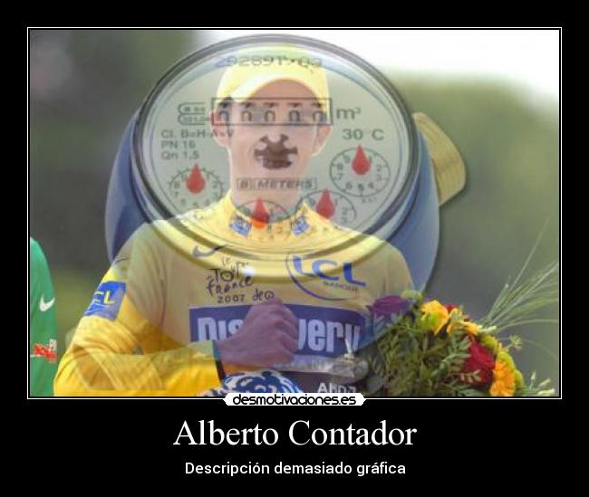 Alberto Contador - Descripción demasiado gráfica
