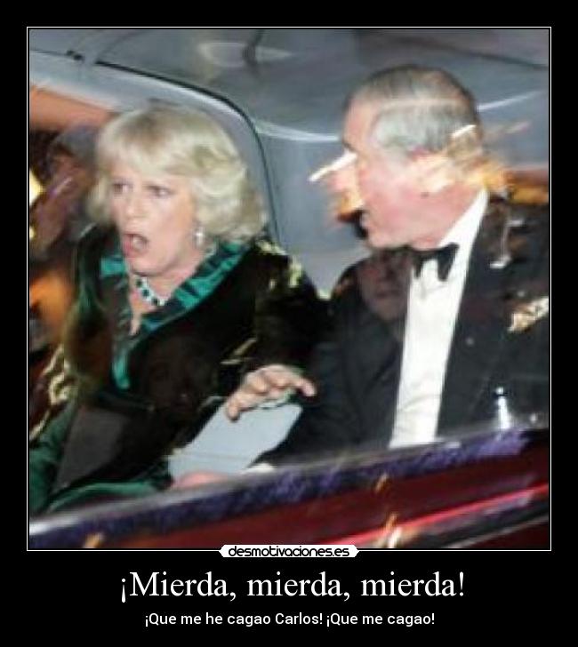 ¡Mierda, mierda, mierda! -