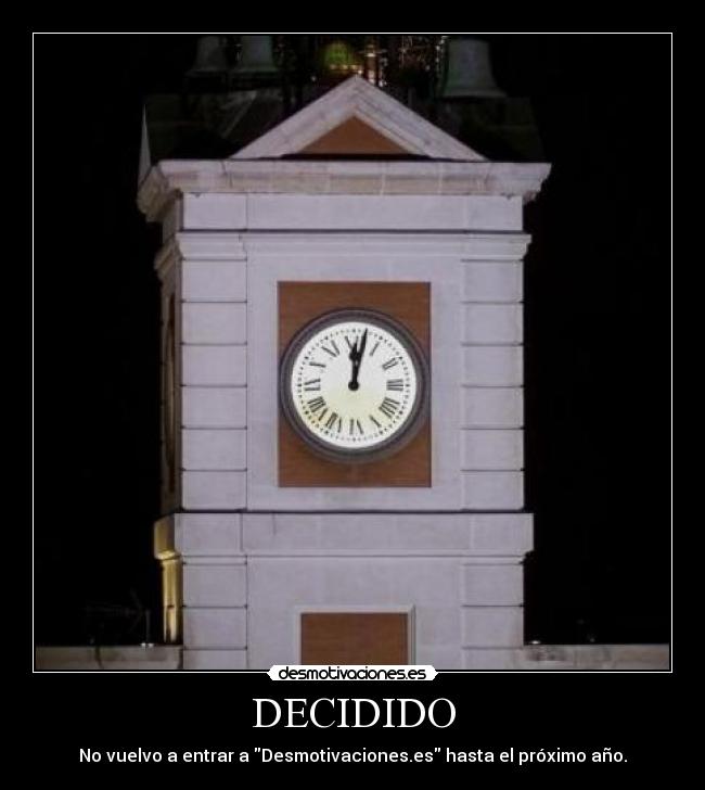 DECIDIDO -
