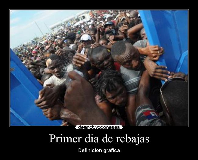 Primer dia de rebajas - Definicion grafica