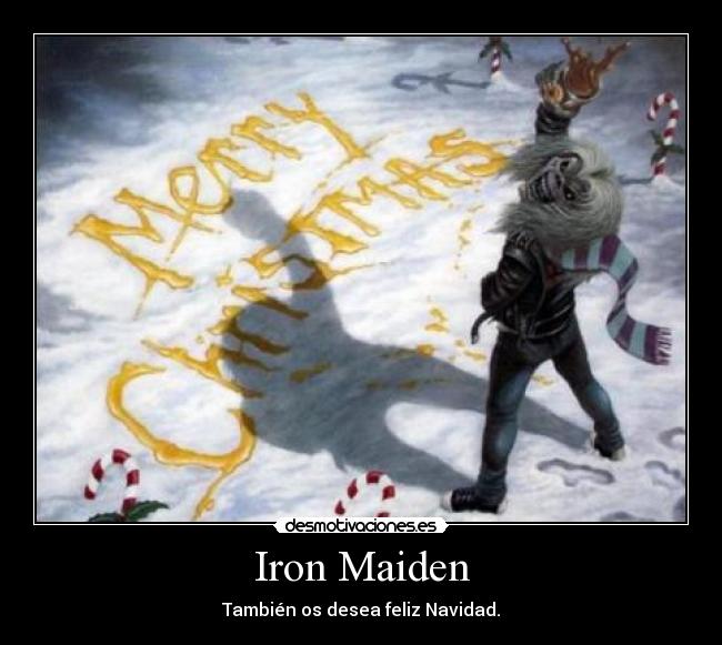 Iron Maiden - También os desea feliz Navidad.