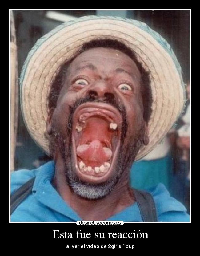 Esta fue su reacción -