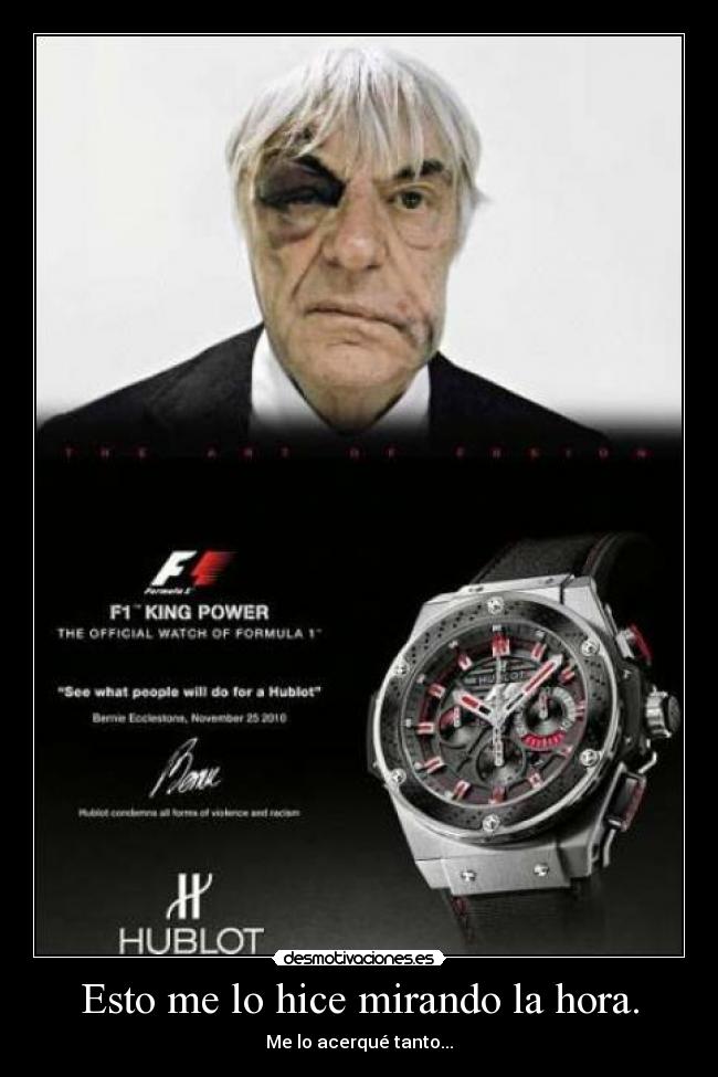 Esto me lo hice mirando la hora. -