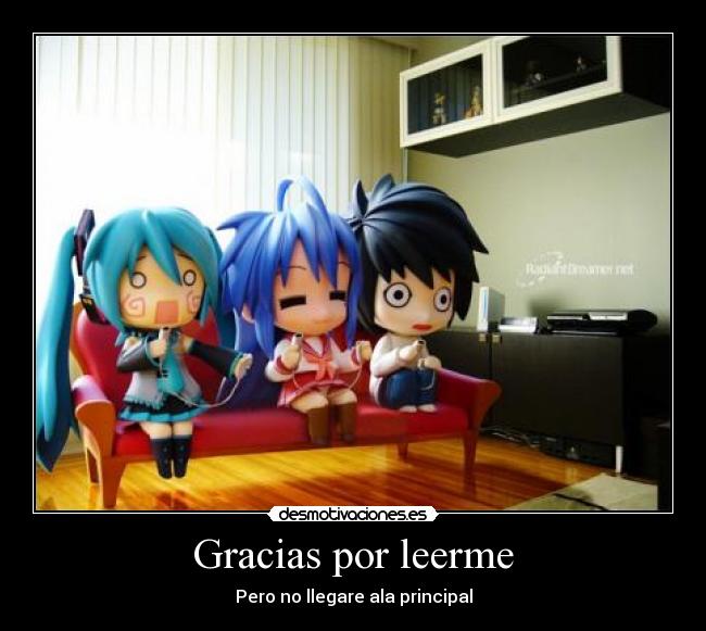 Gracias por leerme - 