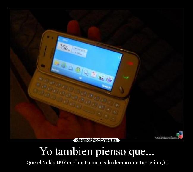 Yo tambien pienso que... -