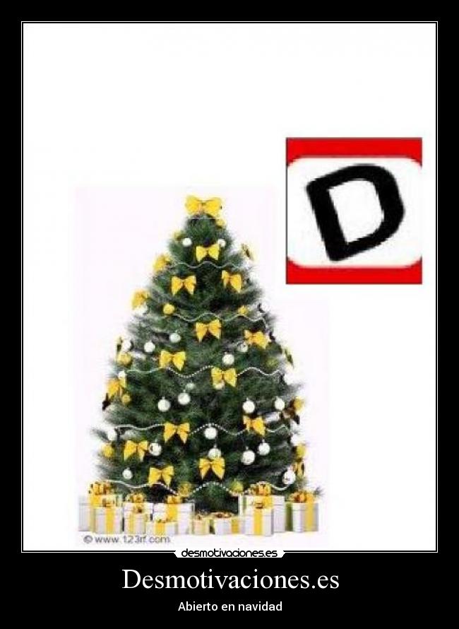 Desmotivaciones.es - Abierto en navidad