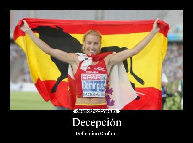 carteles espana decepcion definicion grafica doping desmotivaciones