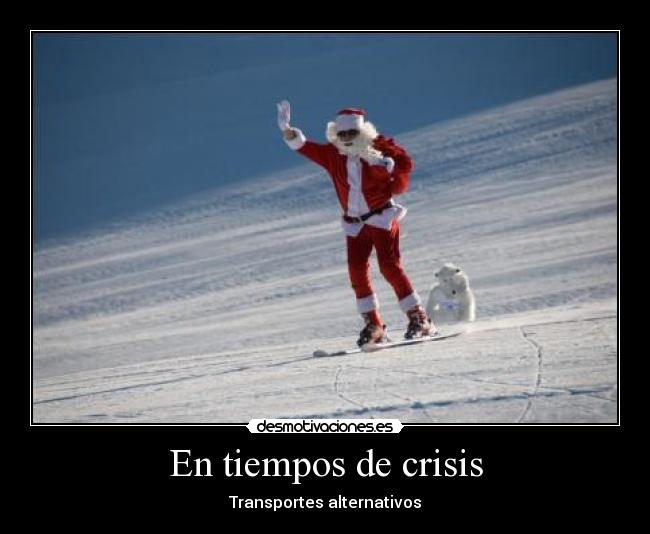 En tiempos de crisis -