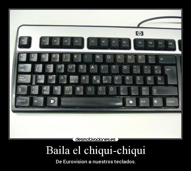 Baila el chiqui-chiqui - De Eurovision a nuestros teclados.